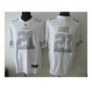 Nike San Francisco 49ers #21 Frank Gore White Platinum jerseys
