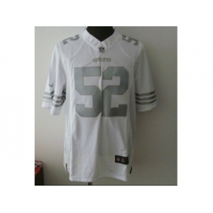 Nike San Francisco 49ers #52 Patrick Willis White Platinum jerseys