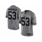 nike nfl jerseys san francisco 49ers #53 bowman gray[game]