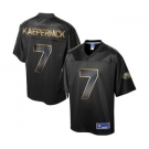 nike nfl jerseys san francisco 49ers #7 colin kaepernick black gold collection[game]