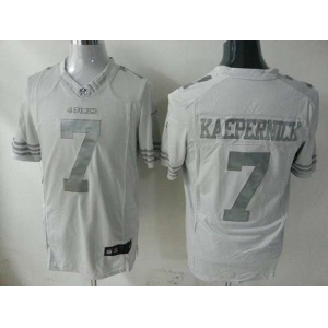 nike nfl jerseys san francisco 49ers #7 kaepernick grey[game]
