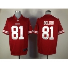 nike nfl jerseys san francisco 49ers #81 boldin red[game]