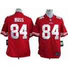 nike nfl jerseys san francisco 49ers #84 moss red[game]