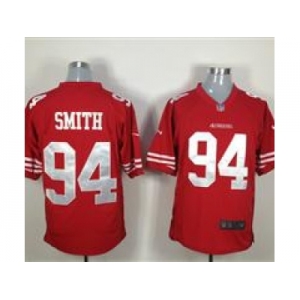 nike nfl jerseys san francisco 49ers #94 smith red[game]