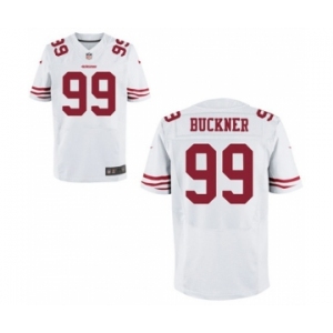 Men San Francisco 49ers #99 Deforest Buckner White Elite Jersey