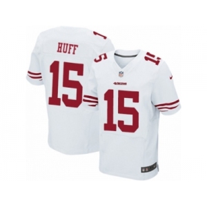 Men's Nike San Francisco 49ers #15 Josh Huff Elite White NFL Jersey