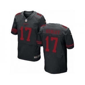 Men's Nike San Francisco 49ers #17 Jeremy Kerley Elite Black NFL Jersey