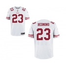 Men's Nike San Francisco 49ers #23 Will Redmond Elite White NFL Jersey