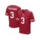 Men's Nike San Francisco 49ers #3 C. J. Beathard Elite Red Team Color NFL Jersey