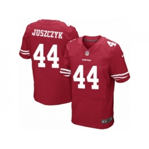 Men's Nike San Francisco 49ers #44 Kyle Juszczyk Elite Red Team Color NFL Jersey
