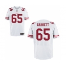 Men's Nike San Francisco 49ers #65 Joshua Garnett Elite White NFL Jersey