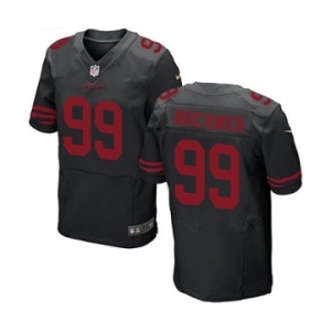 Men's Nike San Francisco 49ers #99 DeForest Buckner Elite Black Alternate NFL Jersey