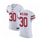 Men's San Francisco 49ers #30 Jeff Wilson White Vapor Untouchable Elite Player Football Jersey