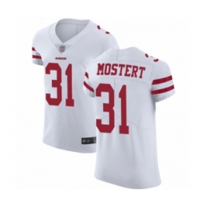 Men's San Francisco 49ers #31 Raheem Mostert White Vapor Untouchable Elite Player Football Jersey