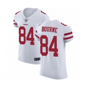 Men's San Francisco 49ers #84 Kendrick Bourne White Vapor Untouchable Elite Player Football Jersey