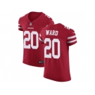 Nike San Francisco 49ers #20 Jimmie Ward Red Team Color Men Stitched NFL Vapor Untouchable Elite Jersey
