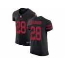Nike San Francisco 49ers #28 Jerick McKinnon Black Alternate Men Stitched NFL Vapor Untouchable Elite Jersey