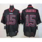 nike nfl jerseys san francisco 49ers #15 crabtree black[Elite lights out]