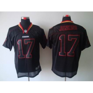 nike nfl jerseys san francisco 49ers #17 jenkins black[Elite lights out]