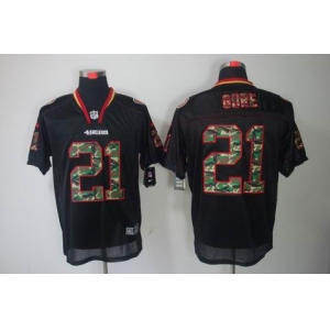 nike nfl jerseys san francisco 49ers #21 gore black[camo fashion Elite]