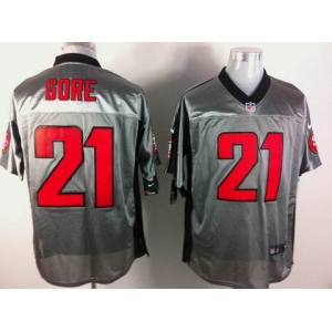 nike nfl jerseys san francisco 49ers #21 gore grey[Elite shadow]