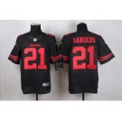 nike nfl jerseys san francisco 49ers #21 sanders black[Elite][sanders]