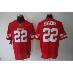 nike nfl jerseys san francisco 49ers #22 rogers red[Elite]