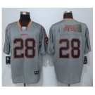 nike nfl jerseys san francisco 49ers #28 hyde grey[Elite lights out]
