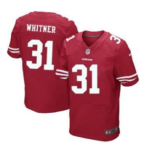 nike nfl jerseys san francisco 49ers #31 whitner red[Elite]