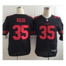 nike nfl jerseys san francisco 49ers #35 reid black[Elite]