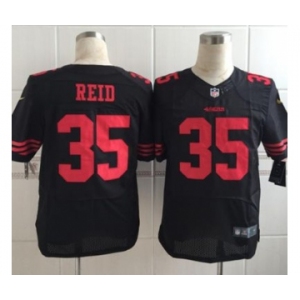 nike nfl jerseys san francisco 49ers #35 reid black[Elite]