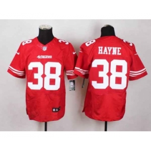 nike nfl jerseys san francisco 49ers #38 hayne red[Elite][hayne]