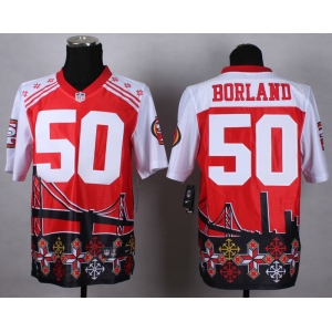nike nfl jerseys san francisco 49ers #50 borland[Elite Style Noble Fashion]