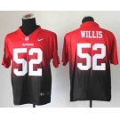 nike nfl jerseys san francisco 49ers #52 patrick willis red-grey[Elite drift fashion][second version]