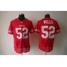 nike nfl jerseys san francisco 49ers #52 willis red[elite]