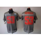 nike nfl jerseys san francisco 49ers #53 bowman grey[Elite shadow 50th Patch]
