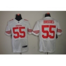 nike nfl jerseys san francisco 49ers #55 brooks white[Elite]