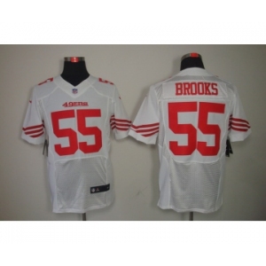 nike nfl jerseys san francisco 49ers #55 brooks white[Elite]