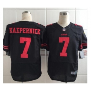 nike nfl jerseys san francisco 49ers #7 colin kaepernick black[Elite]