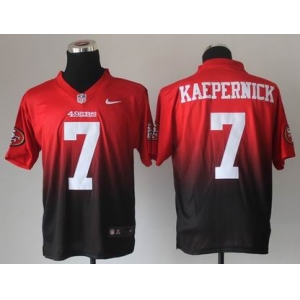 nike nfl jerseys san francisco 49ers #7 colin kaepernick red-grey[Elite drift fashion][second version]