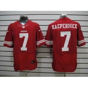 nike nfl jerseys san francisco 49ers #7 kaepernick red[Elite]