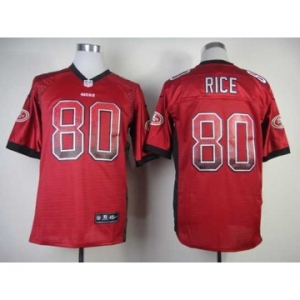 nike nfl jerseys san francisco 49ers #80 jerry rice red[Elite drift fashion]