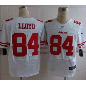 nike nfl jerseys san francisco 49ers #84 lloyd white[Elite][lloyd]