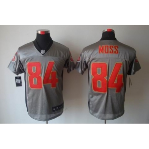 nike nfl jerseys san francisco 49ers #84 moss grey[Elite shadow]
