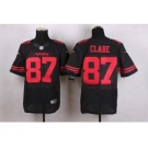 nike nfl jerseys san francisco 49ers #87 clare black[Elite]