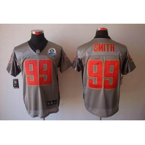 nike nfl jerseys san francisco 49ers #99 smith grey[Elite shadow 50th Patch]