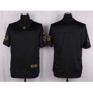 nike nfl jerseys san francisco 49ers blank black gold collection[Elite]