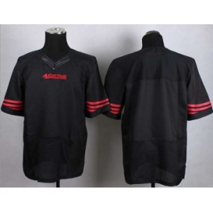 nike nfl jerseys san francisco 49ers blank black[Elite]