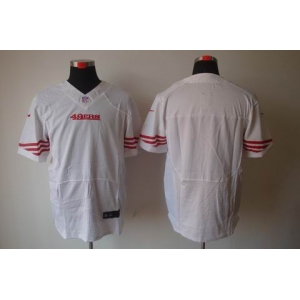 nike nfl jerseys san francisco 49ers blank white[Elite]