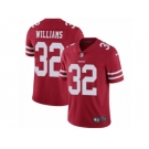 Men Nike San Francisco 49ers #32 Joe Williams Red Team Color Vapor Untouchable Limited Player NFL Jersey